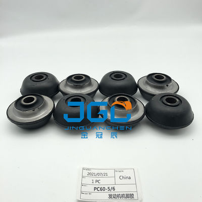 এক্সক্যাভেটর PC60-5-6 ডিজেল ইঞ্জিন সমর্থন কুশন জন্য ইঞ্জিন কুশন