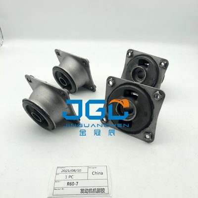 ইঞ্জিন পার্টস রাবার মাউন্টিংস R60-7 Excavator Engine Mount রাবার কুশন