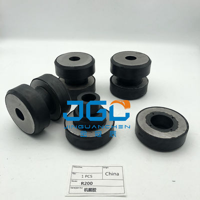 গরম বিক্রয় উচ্চ মানের Excavator ইঞ্জিন যন্ত্রাংশ R200 ইঞ্জিন মাউন্ট ইঞ্জিন মাউন্ট সামনে জন্য রাবার