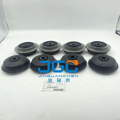 এক্সক্যাভেটর ইঞ্জিন SK 330-8 350-8 মাউন্টিং রাবার কুশন 6D102 ইঞ্জিন মাউন্ট রাবার