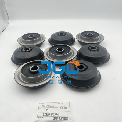 এক্সক্যাভেটর ইঞ্জিন SK 330-8 350-8 মাউন্টিং রাবার কুশন 6D102 ইঞ্জিন মাউন্ট রাবার