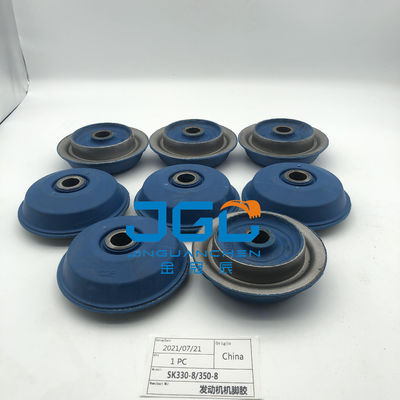 এক্সক্যাভেটর ইঞ্জিন SK 330-8 350-8 মাউন্টিং রাবার কুশন 6D102 ইঞ্জিন মাউন্ট রাবার