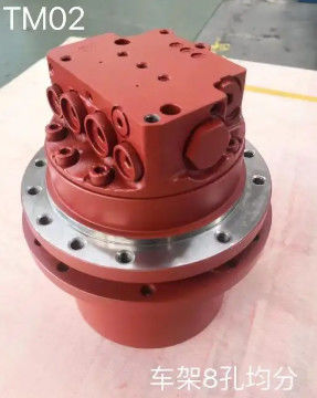 ভ্রমণ মোটর TM02 GM02 ফাইনাল ড্রাইভ Assy প্ল্যানেটারি গিয়ার গতি হ্রাসকারী মোটর গিয়ারবক্স হ্রাসকারী Excavator কেস জন্য
