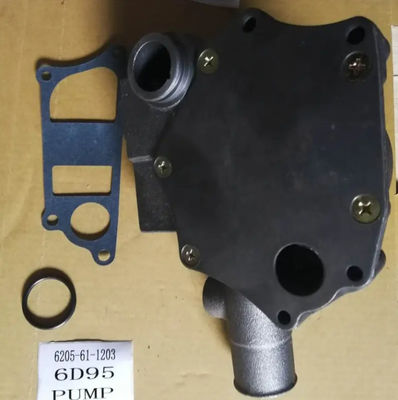 PC60-7 6D95 খননকারীর যন্ত্রাংশ জল পাম্প 6205-61-1202 6205-61-1203