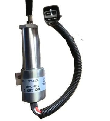 24v হাইড্রোলিক স্টপ সোলিনয়েড মূল 11N6-66090-24 খননকারী জ্বালানী স্টপ বন্ধকরণ সোলিনয়েড ইঞ্জিনের অংশ