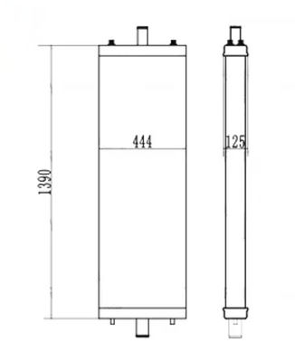 PC850-5 PC800-8 PC850-8 PC800LC-8EO PC850-8EO PC800-8R PC850-8R রেডিয়েটর 209-03-41210 খননকারীর জন্য