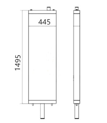 OEM গুণমান PC2000 PC2000-8 খননকারীর রেডিয়েটার 21T-03-31711