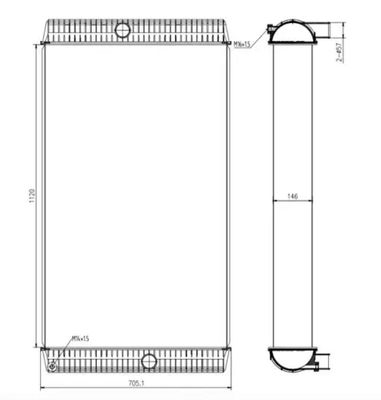 Excavator Radiator 14549771 14523876 EC700 EC700C