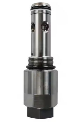 উচ্চ মানের PC200-6 PC200-7 খননকারীর জলবাহী যন্ত্রাংশ ঘূর্ণমান ত্রাণ ভালভ 702-75-01200 702-75-01201 702-77-02120 702-77-02170