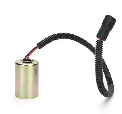 DH60-5 DH60-7 এক্সক্যাভারেটর সোলিনয়েড ভালভ কয়েল 12V 52.6mm 14mm ভালভ