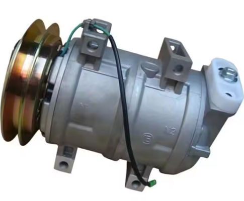 বায়ু কন্ডিশনার কম্প্রেসার 506211-6571 Excavator EX200LC-5 EX200-5 DKS15CH ইঞ্জিনের জন্য 24V