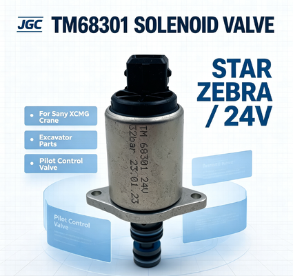 STAR ZEBRA TM68301 এক্সক্যাভেটর পার্টস নিউ টমাস পাইলট প্রোপোরেশনাল সোলিনয়েড ভালভ সানি এক্সসিএমজি ক্রেনের জন্য খুচরা শিল্পের জন্য 24 ভি