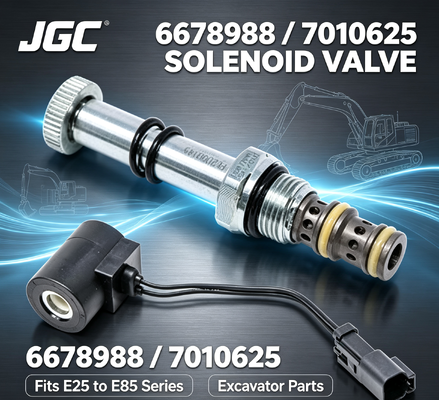 Excavators জন্য Solenoid ভালভ 6678988 7010625 E25 E26 E27 E27Z E32 E32i E34 E35 E35i E35Z E37 E42 E45 E50 E55 E85