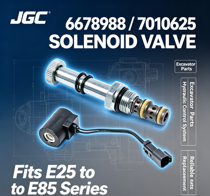 Excavators জন্য Solenoid ভালভ 6678988 7010625 E25 E26 E27 E27Z E32 E32i E34 E35 E35i E35Z E37 E42 E45 E50 E55 E85