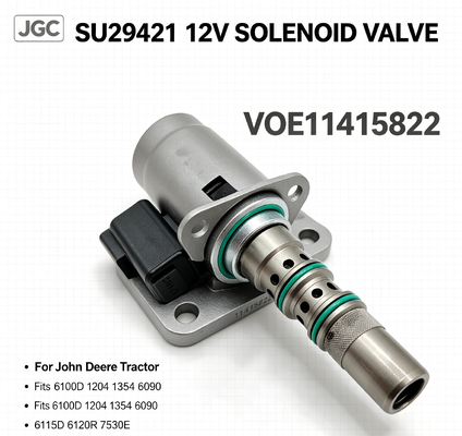SU29421 VOE11415822 ট্যাক্টর 6100D 1204 1354 6090 6115D 6120R 7530E কৃষি যন্ত্রপাতি অংশের জন্য 12 ভোল্ট সোলিনয়েড ভালভ