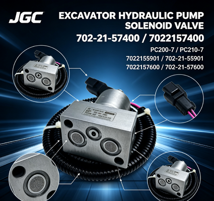PC200-7 PC210-7 7022155901 7022157600 702-21-55901 702-21-57600 7022157400 হাইড্রোলিক পাম্প সোলিনয়েড ভালভ