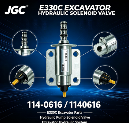 E330C Excavator Parts Solenoid Valve হাইড্রোলিক পাম্প Solenoid Valve 114-0616 1140616