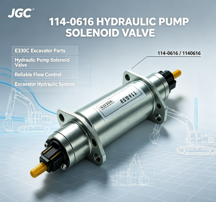 E330C Excavator Parts Solenoid Valve হাইড্রোলিক পাম্প Solenoid Valve 114-0616 1140616