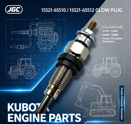 D1102 D1302 D1402 V1702 V1902 S2600 S2800 গ্লো প্লাগ 15521-65510 15521-65512 কুবোটা ট্রাক্টর এক্সকাভেটর জেনারেটর ইঞ্জিন পার্টসের জন্য