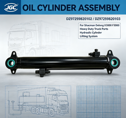 DZ97259820102 DZ97259820103 Shacman Delong X3000 F3000 এর জন্য অয়েল সিলিন্ডার অ্যাসেম্বলি