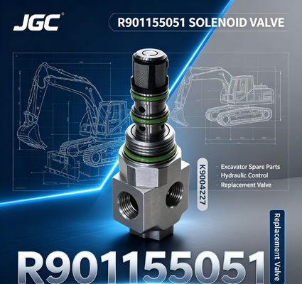 R901155051 খননযন্ত্রের খুচরা যন্ত্রাংশ খননযন্ত্র সোলেনয়েড ভালভ K9004227 R901155051