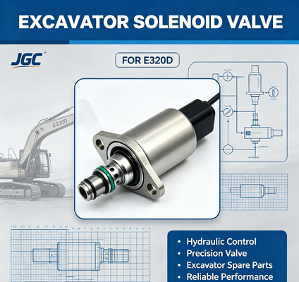 E320D উচ্চ মানের Excavator জন্য Solenoid ভালভ