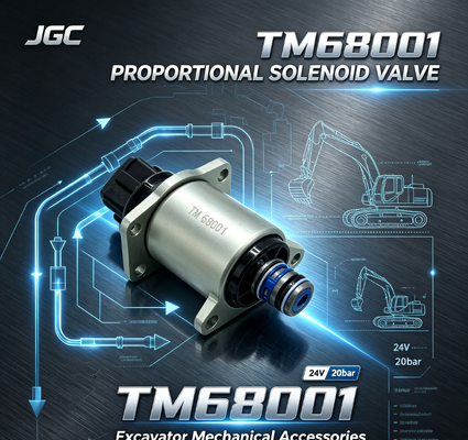 TM68001 এক্সক্যাভেটর মেকানিক্যাল আনুষাঙ্গিক 24V 20bar এক্সক্যাভেটর আনুপাতিক সোলিনয়েড ভালভ