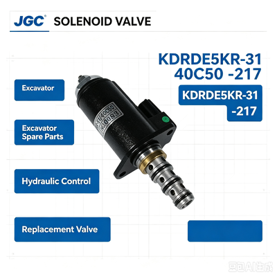 KDRDE5KR-31 40C50 -217 সোলেনয়েড ভালভ এক্সকাভেটর খুচরা যন্ত্রাংশের জন্য উপযুক্ত