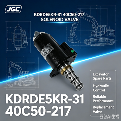 KDRDE5KR-31 40C50 -217 সোলেনয়েড ভালভ এক্সকাভেটর খুচরা যন্ত্রাংশের জন্য উপযুক্ত
