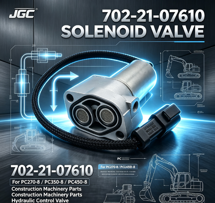 702-21-07610 নির্মাণ যন্ত্রপাতি যন্ত্রাংশ Excavator Solenoid Valve for PC270-8 PC350-8 PC450-8