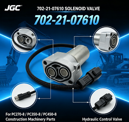 702-21-07610 নির্মাণ যন্ত্রপাতি যন্ত্রাংশ Excavator Solenoid Valve for PC270-8 PC350-8 PC450-8