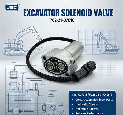 702-21-07610 নির্মাণ যন্ত্রপাতি যন্ত্রাংশ Excavator Solenoid Valve for PC270-8 PC350-8 PC450-8