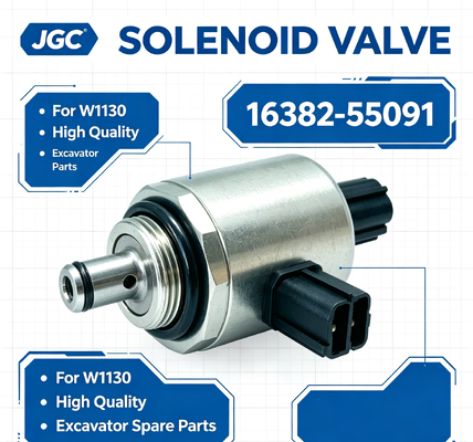 16382-55091W1130 এর জন্য উচ্চমানের এক্সক্যাভারের সোলিনয়েড ভালভ