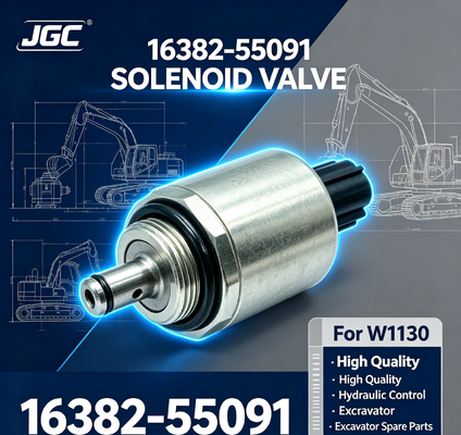 16382-55091W1130 এর জন্য উচ্চমানের এক্সক্যাভারের সোলিনয়েড ভালভ