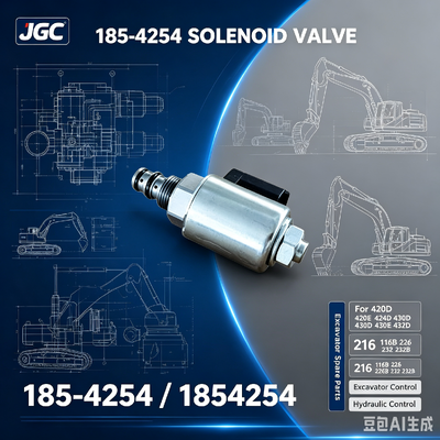 1854254 গরম বিক্রয় Excavator জন্য Solenoid ভালভ খুচরা যন্ত্রাংশ 420D 420E 424D 430D 430E 432D 216 216B 226 226B 232 232