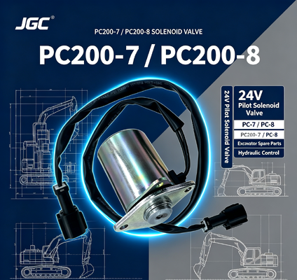PC-7 PC-8 এক্সকাভেটর পার্টস PC200-7 PC200-8 সোলেনয়েড ভালভ পাইলট সোলেনয়েড ভালভ 24V