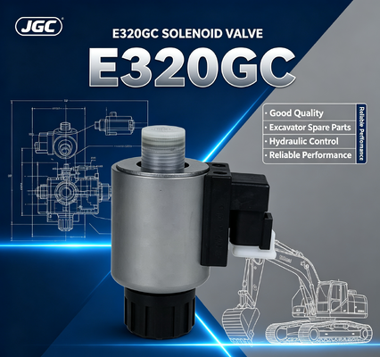 E320GC ভাল মানের খননকারীর খুচরা যন্ত্রাংশ সোলেনয়েড ভালভ