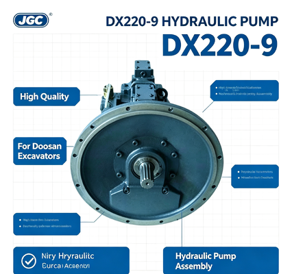 DX220-9 উচ্চ মানের পুরনো স্টাইলের হাইড্রোলিক পাম্প অ্যাসেম্বলি ডুসান এক্সকাভেটর নির্মাণ যন্ত্রাংশের জন্য