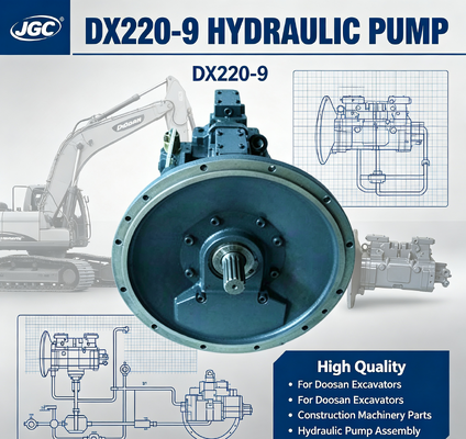 DX220-9 উচ্চ মানের পুরনো স্টাইলের হাইড্রোলিক পাম্প অ্যাসেম্বলি ডুসান এক্সকাভেটর নির্মাণ যন্ত্রাংশের জন্য
